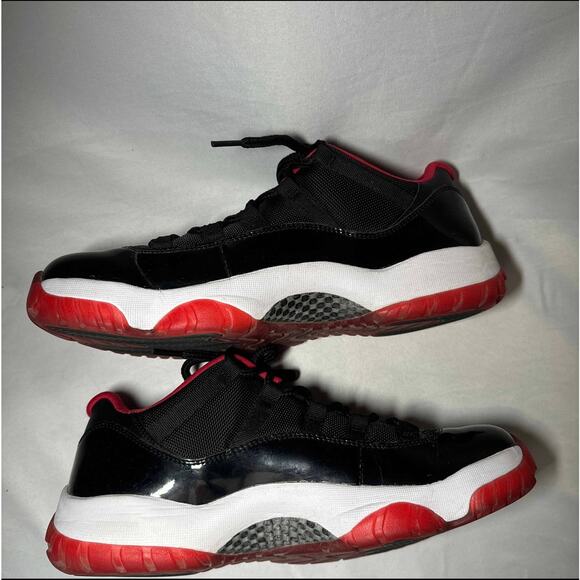 Size 11 - Nike Air Jordan 11 Retro Low Bred 2015 Men's Shoes - Picture 3 of 10